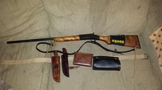 Hunting Loadout, Single Shot Shotgun, Long Hunter, Belt Pouches, Primitive Survival, Survival Life Hacks