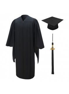 a graduation gown, cap and tassel for a student to wear on their graduation day