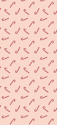 a pink background with red and white lines