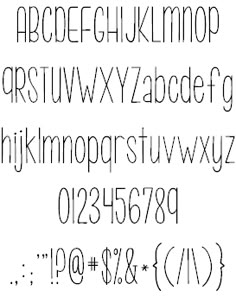 the font and numbers are all in different styles, but it is not very difficult to read