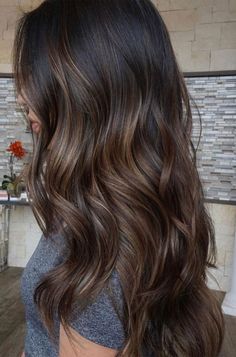 40+ Gorgeous Balayage on Black Hair Ideas Trending in 2022 6 Cinnamon Hair, Brown Hair Looks, Natural Highlights, Gorgeous Hair Color