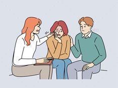 People Support Unhappy Woman at Group Therapy Comforting Someone Drawing, Helping People Drawing, Minimal Drawing, Caring Person, Caring For Others, Student Cartoon, Support Pictures, Peer Group, Minimal Drawings