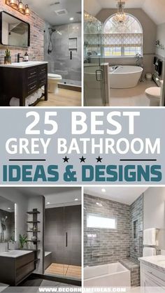 the 25 best grey bathroom ideas and designs