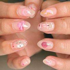 Uh oh I want these too Cowboy Boot Nail Art, Pink Pony Club Nails, Disco Ball Nail Art, Simple Nails Neutral, Vacation Nails Gel, Cowgirl Nail Ideas, Cowboy Hat Nails, Pink Concert Nails, Pink Nail Inspo Almond