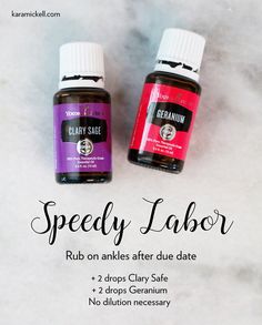 Labor Oil Blends, Essential Oils For Birthing, Labor Diffuser Blend, Clary Sage Essential Oil Labor Induction, Labor Essential Oil Blends, Essential Oils To Induce Labor, Essential Oils For Labor And Delivery, Oils For Labor