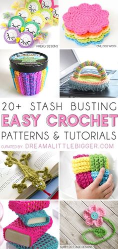 crochet patterns and instructions for stash busting easy crochet projects