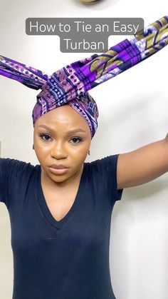 How To Wrap Scarf Around Head, Tying Head Scarf Black Women, How To Make Headwraps, Scarf Tying Hair Head Wraps, How To Make A Head Wrap, Tying A Head Wrap, How To Wrap A Head Scarf Tutorials, Ankara Scarf Head Wraps, Loc Styles With Scarf