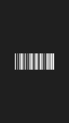 a bar code on a black background with white lines in the center and bottom half