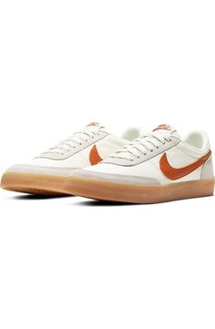 Nike Killshot 2 Sneaker (Men) | Nordstrom Vintage Low-top Basketball Shoes With Gum Sole, Nike Retro Skate Shoes With Contrast Sole, Vintage Nike Leather Skate Shoes, Nike Retro Skate Shoes With Gum Sole, Retro Nike Skate Shoes With Gum Sole, Nike Vintage High-top Sneakers With Gum Sole, Vintage Skate Shoes With Vulcanized Sole For Sports, Vintage Lace-up Basketball Shoes With Gum Sole, Vintage Leather Skate Shoes With Contrast Sole