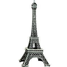 the eiffel tower is shown in black and white