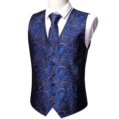 High Quality Vest+Necktie Brand: ties2you Button closure Formal Suit Vest : High Quality Material, The material of vest is soft and lightweight. No fading, no distortion, anti-wrinkle and smooth, is not easy to pilling. Important : This dress vest sizes are not same as US size. Please check the size chart carefully on product page. Excellent Design : Business vest is designed with classic V-neck, The back adjustable Waistcoat offers a more accurate fit, makes you stand out in the crowd. Match Ti Waistcoat Suit, Business Vest, Tuxedo Coat, Suit Tuxedo, Tuxedo Vest, Men's Waistcoat, Silk Vest, Suit Tie, Vest And Tie