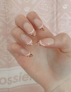 Lace Almond Nails, Nailspo Almond, Lace French Tip Nails, Doe Nails, Deer Nail Designs, Fawn Nails, Bambi Nails, Deer Nail Art, Swan Nails