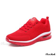 Olivia Mark - Flyknit Couples Running Shoes - Breathable Mesh Sports Footwear Couples Running, Thread Pattern, Couple Running, Cushioned Running Shoes, Patent Shoes, Casual Loafers, Trainer Sneakers, Round Toe Heels, Sports Footwear