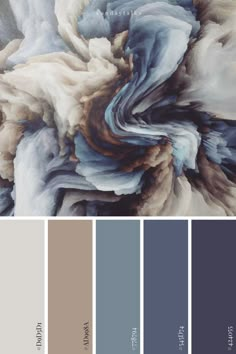 a dark and stormy color palette inspired by a greek painting & artwork. In Color Balance, Color Palette Ideas, Mix Colour, House Color Palettes, Color Schemes Colour Palettes, Palette Ideas, Color Palate, Color Palette Design