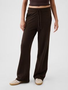 CashSoft Sweater Pants | Gap Casual Cashmere Sweatpants For Fall, Casual Fall Cashmere Sweatpants, Fall Cashmere Sweatpants For Loungewear, Cozy Cashmere Bottoms For Fall, Cozy Cashmere Lounge Bottoms, Gap Lounge Pants With Ribbed Waistband, Cashmere Bottoms With Elastic Waistband For Fall, Soft Cozy Fit Bottoms For Fall, Soft Cozy Bottoms For Fall