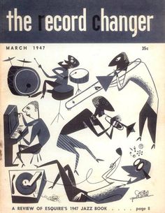 the record changer, march 1971 issue cover art by john o'kee