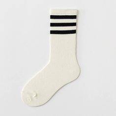 Elevate your everyday look with these Solid Color Casual Striped Socks for Women. Crafted from lightweight cotton fabric for maximum comfort and breathability, these socks feature a classic striped pattern that will never go out of style. Perfect for casual or professional wear. Skateboard Fashion, Solid Socks, Trendy Socks, Sock Patterns, Striped Socks, Casual Stripes, Tube Socks, Colorful Socks, Fashion Socks