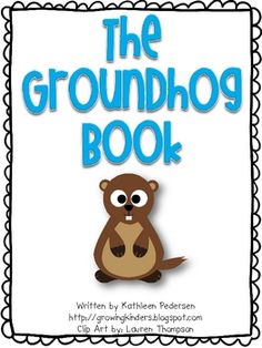 the groundhog book with an animal on it