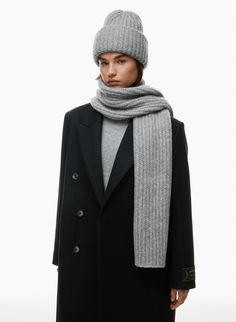 MERINO WOOL NARROW SCARF | Aritzia Elegant Merino Wool Scarf For Fall, Elegant Merino Wool Scarves For Fall, Classic Winter Scarves For Cold Weather, Elegant Winter Scarves For Cold Weather, Winter Cashmere Scarves For Cold Weather, Warm Wool Scarves For Fall, Warm Wool Scarf For Fall, Elegant Merino Wool Scarves For Winter, Wool Scarves For Winter