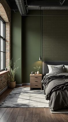 Dark Green Bedroom Army Green Bedroom