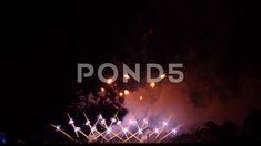 Slow motion white and orange fireworks show - Stock Footage | by gdmpro Orange Fireworks, White And Orange