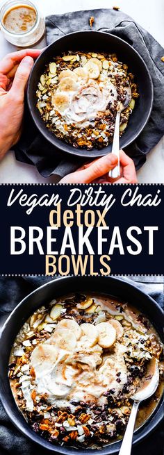 Detox Breakfast Ideas, Gluten Free Overnight Oats, Breakfast Bowl Vegan, Cotter Crunch, Breakfast Quinoa, Vegan Detox, Detox Breakfast, Anti Oxidants, Tofu Scramble