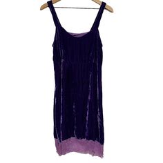 Great Pre-Owned Condition. No Flaws, Stains, Or Holes. Fairy Coloring, Y2k Fairy, Mini Slip, Mini Slip Dress, Color Purple, Slip Dress, Velvet, Mini Dress, Womens Dresses