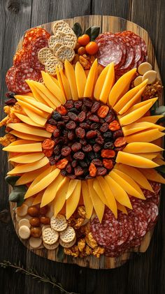 Fall Meat And Cheese Board, Charcuterie Ideas Display, Thanksgiving Potluck Ideas For Work Easy, Thanksgiving Charcuterie Board, Thanksgiving Food Crafts, Wooden Charcuterie Board, Thanksgiving Charcuterie, Work Potluck, Cheese Charcuterie Board