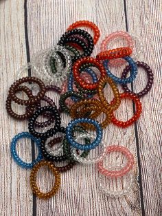 Spiral hair coils don't snag, pull, or cause damage to your hair. The coil design holds your hair in place, whether its a ponytail or bun - without being extremely tight! Spiral Hair Ties, Coil Design, Hair Coils, A Ponytail, Coils, Hair Ties, Orange, Birthday, Hair