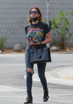 Romantic Gamine, Ashley Benson Style, Gucci Boots, Online Photo Gallery, Ashley Benson, Star Style, Vintage Tee, Who What Wear