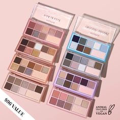 Our On the Go collection is the perfect compact palette you will need! Each palette features nine must-have shades of highly pigmented ultra mattes and lustrous shimmers for long-wearing that will bring next-level eye looks anytime! Every day, everywhere on the go! A $96 VALUE! What’s in the bundle: SUGAR DELIGHT PALETTE LITTLE STARS PALETTE GOLDEN TREASURE PALETTE VIVA LA ROSE PALETTE SWEETHEART PALETTE WINEBERRY PALETTE SILVERMIST PALETTE TWILIGHT DREAMS PALETTE *Promo codes can not be applied Pastel Makeup, Golden Treasure, Cute Eye Makeup, Indie Jewelry, Eye Looks, Fancy Makeup, Spiritual Tools, Eyeshadow Primer, Practical Magic