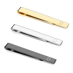 PRICES MAY VARY. Elegant Tie Clips for Men:One order you can get 3 pcs tie clips for men with different colors,black tie clip,gold tie clip and silver tie clip goes well with your different ties,delicate design meet your matching needs,making you more fashionable. High Quality Alphabet Tie Clip:Personalized alphabet tie clip are made of high quality stainless steel and product technology.High-polished and excellent electroplating process, solid metal structure, smooth edges long-time color reten Tie Clips For Men, Gold Tie Clip, Gifts Business, Men Classic, Tie Clips, Tie Bar, Classic Gold, Tie Clip, Father's Day