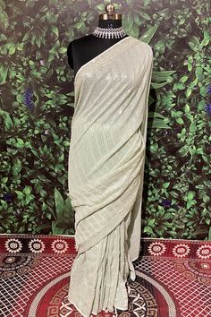 Saree Sea Green Saree, Sequence Blouse, Indo Western Gown, Saree Petticoat, Full Sleeve Blouse, Lehenga Skirt, Ready To Wear Saree, Half Sleeve Blouse, Green Saree