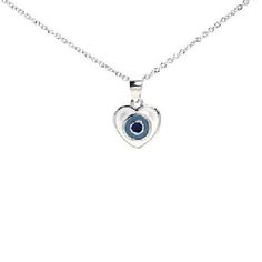 Sterling Silver Rhodium Plated Necklace  w/ Enamel Heart Evil Eye Pendant Chain Length is 16 inch + 2 inch extension This Necklace is crafted from Solid Sterling Silver and Rhodium Plated. The Rhodium Finish makes it Anti-Tarnish and gives it a White Gold Look. The quality of this piece of jewelry is Excellent. It is Black, Blue & White Enameled. The Pendant dimension is 11 mm x 11 mm. The total length of the Chain is 16 inch + 2 inch extension. It will definitely make a Brilliant Gift. Material        Sterling Silver Metaltype      Sterling Silver Metalstamp                  .925 100% Satisfaction Guarantee We offer a 100% Satisfaction Guarantee along with a No Hassle, No Questions Asked 14 Day Return Policy. We will give refund or give credit which ever our customers prefer. Returns Retu Heart Evil Eye, Plate Necklace, Jewelry Lookbook, Eye Pendant, Evil Eye Pendant, Fashion Jewelry Necklaces, White Enamel, Sterling Silver Necklace, Chain Length