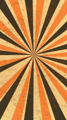 an orange and black sunburst background with grungy lines in the center