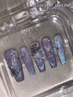 Nails With Reflective Glitter, Nail Design Ombre, Purple Nail Design, Ombre Nail Ideas, Reflective Nails, Star Purple, Asian Nails, Hippie Nails, Ombre Nail