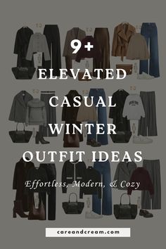 If you’re looking for elevated casual winter outfits for women that are both stylish and cozy, you’ll love these 9 classy winter outfits! Perfect for your winter capsule wardrobe, this guide includes the best winter outfit ideas for women, from winter work outfits to everyday winter outfits. Stay chic with cute, cozy, and classy winter looks for effortless cold-weather style. Winter fashion, cold weather outfits.