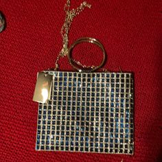 Beautiful Glitter And Blue Small Purse Blue Rhinestone Evening Bag For Party, Blue Sequin Evening Bags, Blue Rhinestone Clutch Bag, Elegant Blue Bag For Night Out, Glamorous Blue Evening Bag For Party, Blue Glamorous Bags For Gifts, Silver Glitter Bag For Night Out, Glamorous Blue Bags For Gifts, Glamorous Blue Evening Bag For Gift