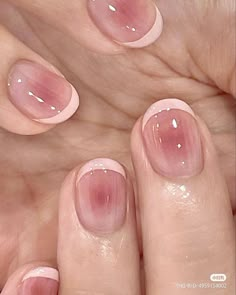 Minimal Nails, Blush Nails, Pretty Gel Nails, Soft Nails, Funky Nails, Pretty Acrylic Nails