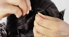 How to Glue Hair Extensions (with Pictures) - wikiHow Sew In Hair Extensions