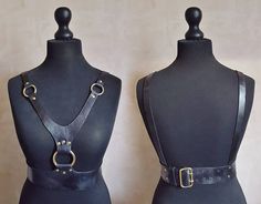 This leather body harness makes a beautiful rugged addition to your outfit. ♡ The Story ♡ This harness has a large belt to really cinch in the waist whilst retaining our iconic wishbone design and shaping. Constructed with genuine, supple pull-up leather and solid brass hardware, this harness Bi Fashion, Large Belt, Leather Anniversary Gift, Leather Notebook Cover, Leather Anniversary, West Yorkshire