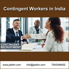 a business meeting with two people shaking hands and the caption says, confident workers in india