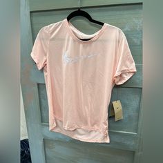 Brand: Nike Color: Pink Size: Women’s Medium Never Worn New With Tags Tops Nike, Nike Pink, Nike Tops, Nike Dri Fit, Dri Fit, Nike Women, Colorful Shirts, Womens Tops, Tops & Tees