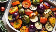 a white bowl filled with different types of vegetables