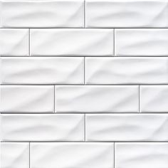 a white brick wall that is very close up