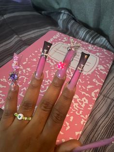 Punk Nails, Simple Acrylic Nails, Gem Nails, Long Acrylic Nails Coffin, Acrylic Nails Coffin Short