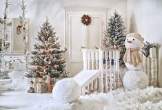 White Christmas Snowman Fabric Photography Backdrops Santas Grotto, Snowman Fabric, Snow Decorations, Christmas Backdrops For Photography, Snowman Photos, Decoration Photography, Christmas Photography Backdrops, Custom Backdrops, Fabric Photography