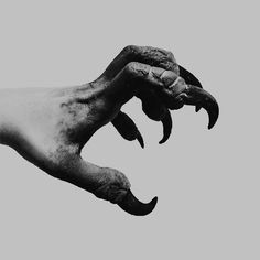 a black and white photo of a hand holding something in it's left hand