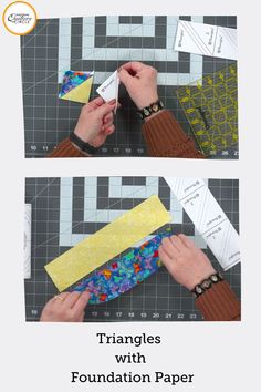 the instructions for how to make an origami puzzle