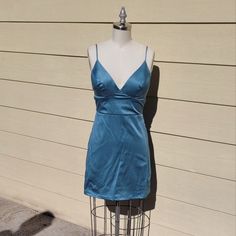 New Customer To Poshmark? Use My Offer Code @Pushnupdaisies When You Sign Up For A Poshmark Account And Get $10 Off Your First Order. The Offer Is Good For All Closets, Not Just Mine. Adjustable Straps Retails: $80 Size: 5/6 Color: Vint Blue Neckline: V-Neck Sleeve: Sleeveless Spaghetti Stra Pattern: Solid Dress Length: Mini Approx 32" Shoulder To Hem Material: Polyester, Spandex, Rayon Condition: New With Tag Silhouette: Sleath Junior's Dress Dry Clean Concealed Zipper Closure Back Occasion: Sp Blue V-neck Party Sleepwear, Valentines Day Style, Night Party Dress, Velvet Homecoming Dress, Blue V-neck Mini Dress For Daywear, Red Bodycon Mini Dress, Dark Green Velvet Dress, Silk Formal Dress, Blue V-neck Nightgown